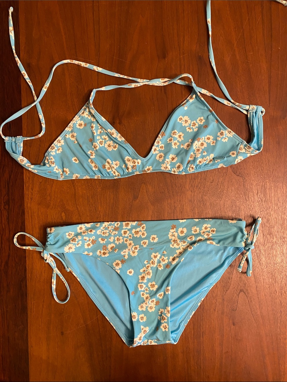 Roxy Blue Floral Bikini